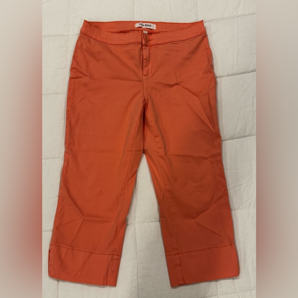 LILA RYAN Orange Capris